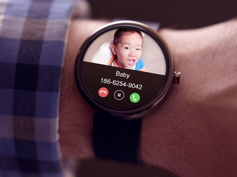 android wear phone call