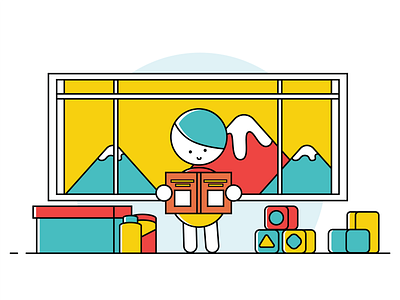 "Storytime" adobe adobe illustrator brand brand identity character children design illustration story storybook ui visual