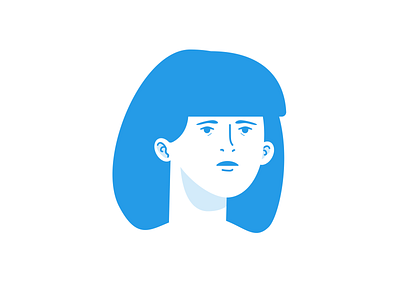 "Human_003" adobe adobe illustrator adobecc brand character design illustration portrait stickermule vector visual woman