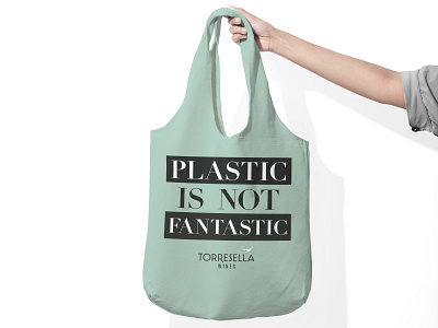 Shopping bag for Torresella wines branding design sustainability
