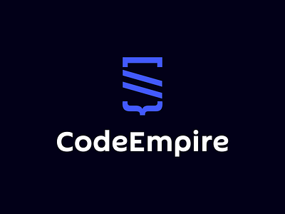 Code Empire Logo branding design logo