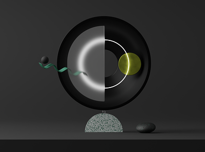 GMTC abstract blender3d cgi colors design illustration render