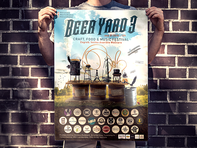 Poster for craft beer festival