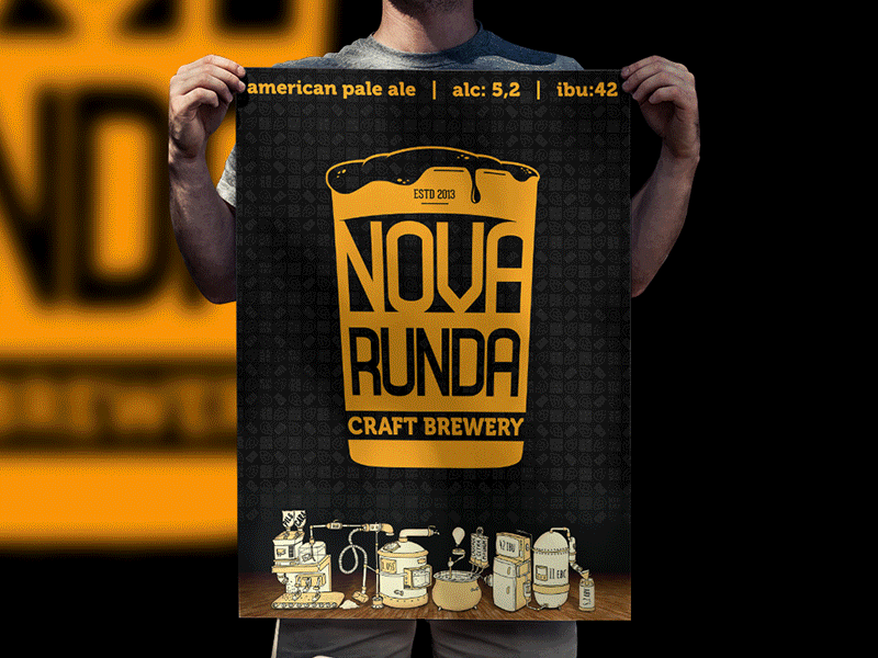 Craft beer posters adobe illustrator adobe photoshop craft beer illustration nova runda poster poster design