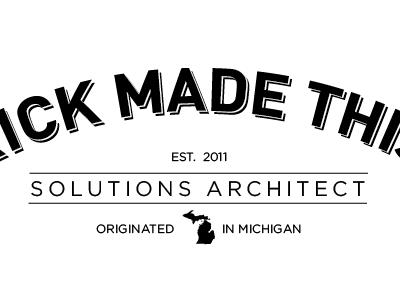 *ICK MADE THI* logo michigan