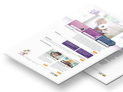 Website presentation browser case child design flat kids perspective portfolio presentation product web website