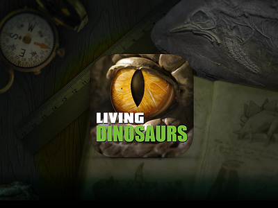 Living Dinosaurs exposition app android app compass dino fossil ibeacon icon ios iphone map monster quest