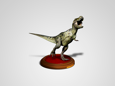 Tyrannosaurus Rex statue android app dino dinosaur expose iphone museum prize quest reward trex