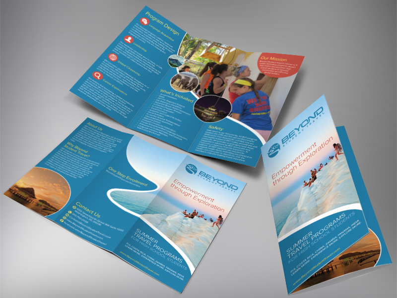 Travel brochure examples for students
