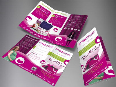 Contest Winning Trifold Brochure Design for Preggonista