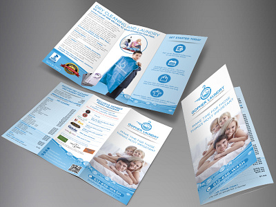 Contest Winning Trifold Brochure Design for a Gopher Laundry