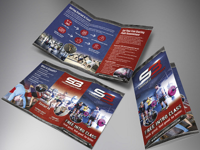 Cross Fit SouthBay Tri-fold Brochure brochure crossfit gym lifting southbay tri fold weigh