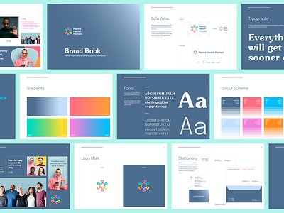 Mental Health Matters — Brand Book brand branding colour design identity logo mental health photography vector webdesign