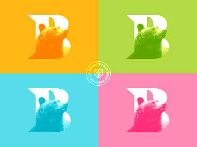 Broadstone Bear — Colour Varieties bear beer brand branding brewery colour design graphic design identity logo vector
