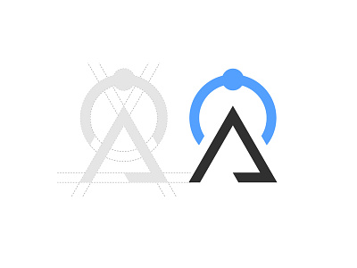 Atlas Connections (A + C) brand branding circles conenction design flow forsale geometric geometry icon identity lines logo minimal minimalistic modern simplistic vector