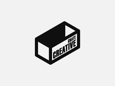 Creative Crate branding design flow geometric geometry lines logo minimal minimalistic modern