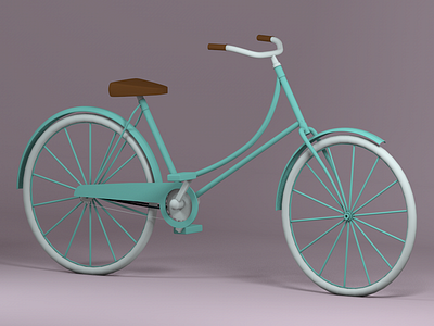 Hipster Bike 3d bicycle c4d cinema 4d design motiongraphics render