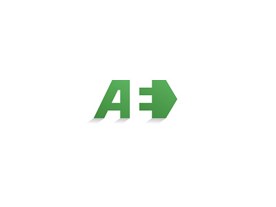 logo for the AutoEnterprise company (Electric vehicles retailer) ae branding brending design lettermark logo logo design logodesign logos logotype vector