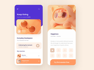 Meditation - mobile app