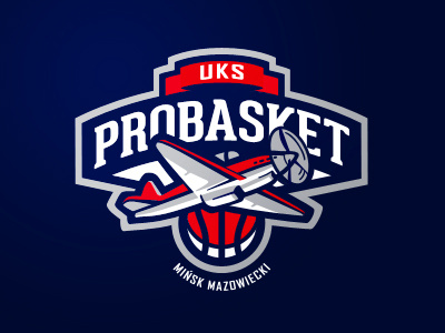 UKS Probasket Mińsk Mazowiecki basketball fighter nba sport sports branding