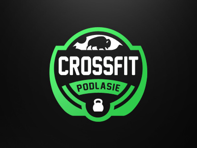 Crossfit Podlasie branding crossfit emerald fit fitness green gym logo training workout