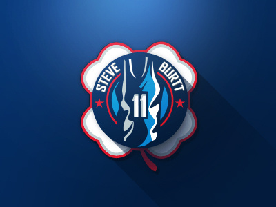 Streve Burtt Jr personal logo 11 basketball branding logo lucky nba sport steve burtt
