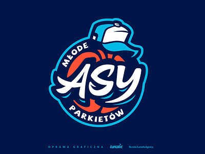 Sports Branding - Młode Asy Parkietów basketball branding cartoon logo pzkosz sport sports branding young