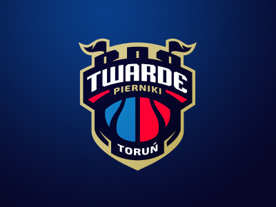 Twarde Pierniki Toruń - TBL basketball crest nba sport sports branding