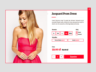 Clothing - Product Detail clothing detail dress ecommerce eshop online page shop shopping tshirt webdesign website