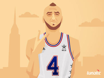 Marcin Gortat #NBABallot all star basketball cartoon marcin gortat nba nbaballot new york sport