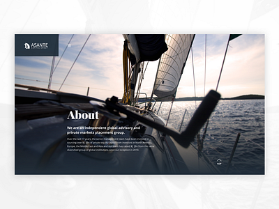 Asante concept 2 adobe xd design landing page south africa ui user interface