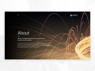 Asante concept 3 cape town landing page south africa ui user interface