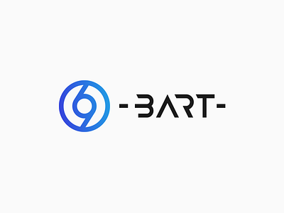 Bart logo branding flat icon illustrator lettering logo minimal typography vector
