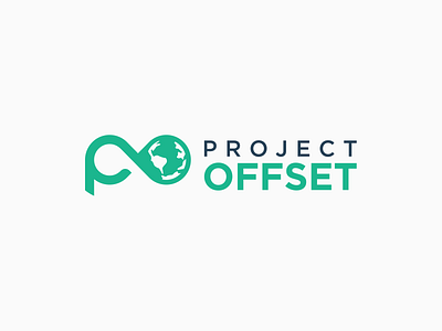 Project offset logo branding flat icon illustration illustrator logo minimal typography vector