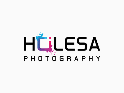Holesa logo branding colorful design gradient icon illustrator logo typography vector