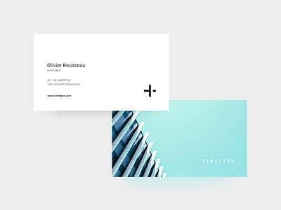 Timeless - Business cards brand business card challenge clean design logo logo design logotype minimalist print printed material