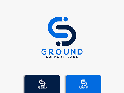Technology Logo Design | Ground Support Labs branding colorful design fullcolor logo graphic design icon logo photoshop typography vector