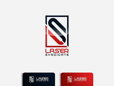 Laser Syndicate | Retail Logo app branding design fullcolor logo graphic design icon illustrator logo vector web