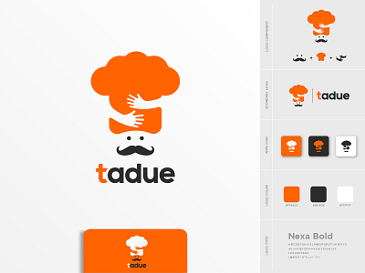 Tadue Logo | Food & Drink branding design fullcolor logo graphic design icon illustration illustrator logo typography vector