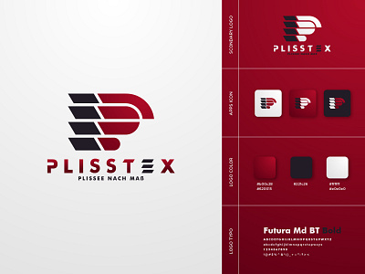 Plisstex Logo branding colorful design fullcolor logo graphic design icon illustration logo minimal vector