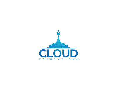 Cloud Foundations design internet it logo logo it modern logo simpel design simpel logo