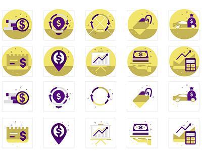 Money Icons graphicdesign icons illustrations money startup icons