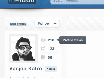 New App avatar blue helvetica icons profile tooltip ui views