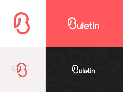 Buletin new logo! albania app b logo brand buletin design identity logo newspaper paper clip