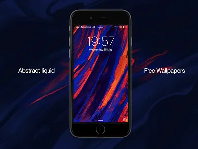 Free Liquid Abstract iPhone Wallpapers 3d abstract baugasm experiment free freebies iphone liquid paint texture wallpaper