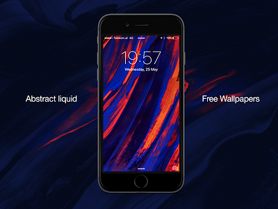 Free Liquid Abstract iPhone Wallpapers 3d abstract baugasm experiment free freebies iphone liquid paint texture wallpaper