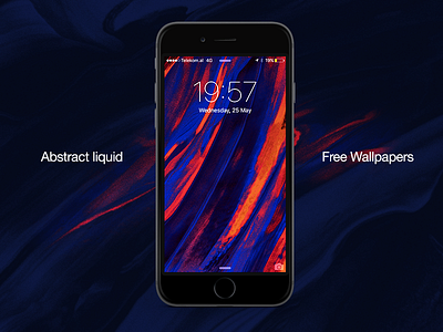 Free Liquid Abstract iPhone Wallpapers