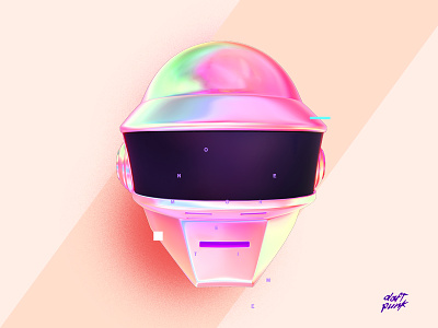 Daft Punk Poster Baugasm Day 270 a poster every day baugasm daft punk daily poster graphic design iridescent poster
