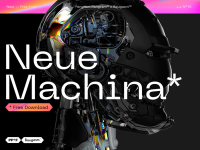 Neue Machina - Free Font