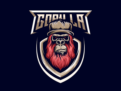 gorilla logo design app branding coreldraw design design art ilustration ilustrator logo sketch vector